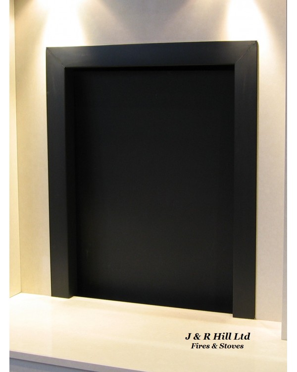 Fire Trim Frame Open Coal Fire Matt Black 16" 18"